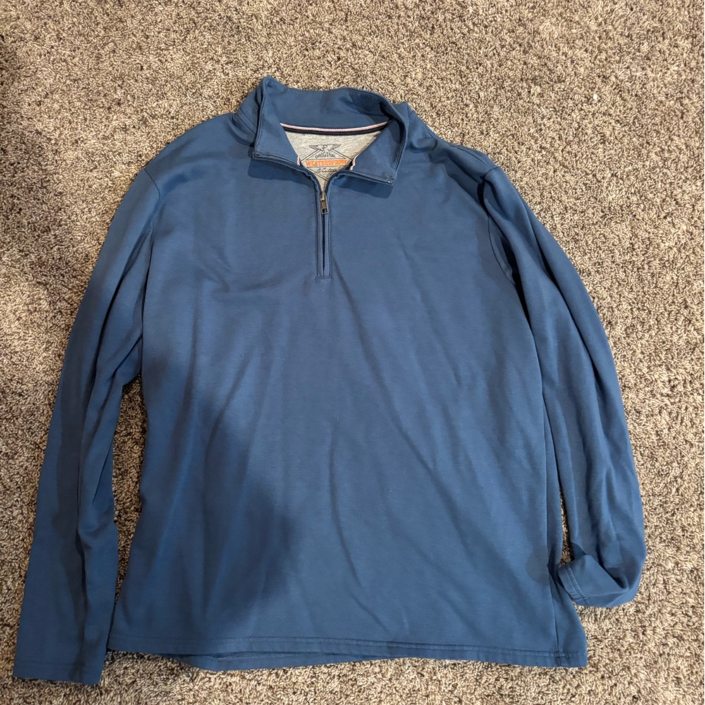 Weatherproof Navy Long Sleeve Shirt